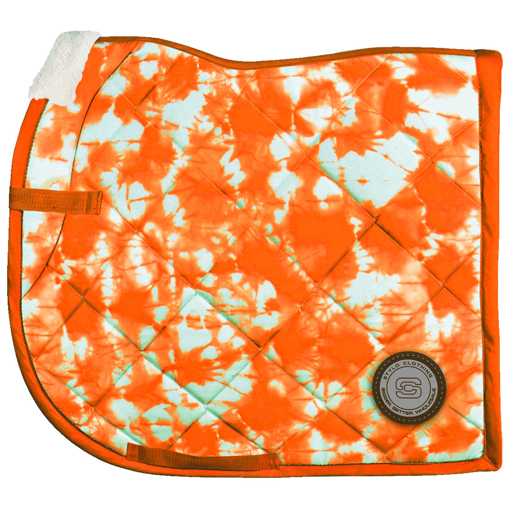 Anatomic-fit-saddle-pad-latest-tie-dye 2 Color Anatomic Saddle Pad in Wholesale - Best Selling Pads