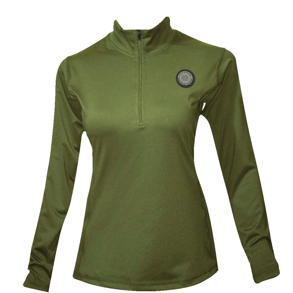 Best Quality Custom Made Base Layer Horse Riding Shirts with Zipper- Quick Dry Fabric By Stylo Clothing
