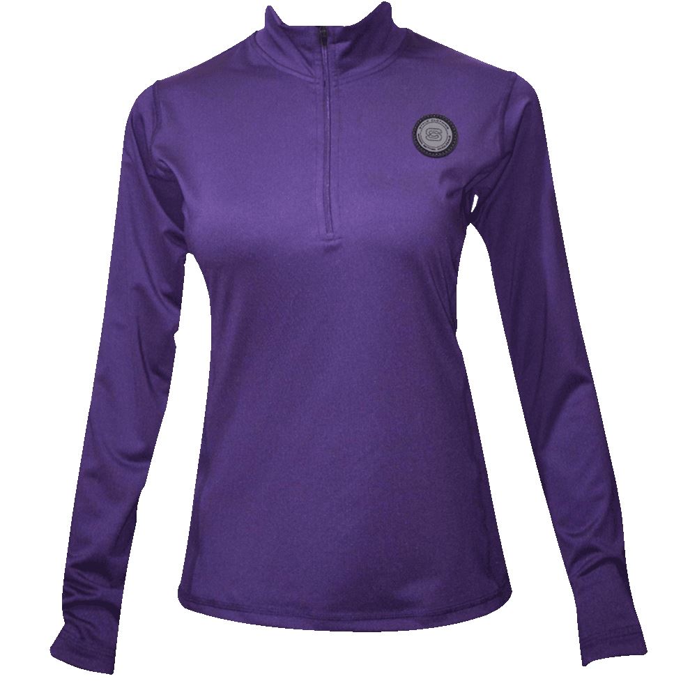 Top Selling Customized Base Layer Horse Riding Shirt with Zipper in Wholesale - Quick Dry Fabric By Stylo Clothing
