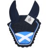 Scotland Flag Ear Bonnet | Hot Selling Country Flag Ear Bonnets – 20+ Designs Scotland flag ear bonnet for horses – stylish fly veil with comfort and protection