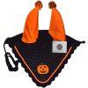 Best-festive-ear-bonnet-with-Halloween-pumpkin-wholesale-equestrian-events Best Selling Festive Halloween Ear Bonnets - 100+ Design