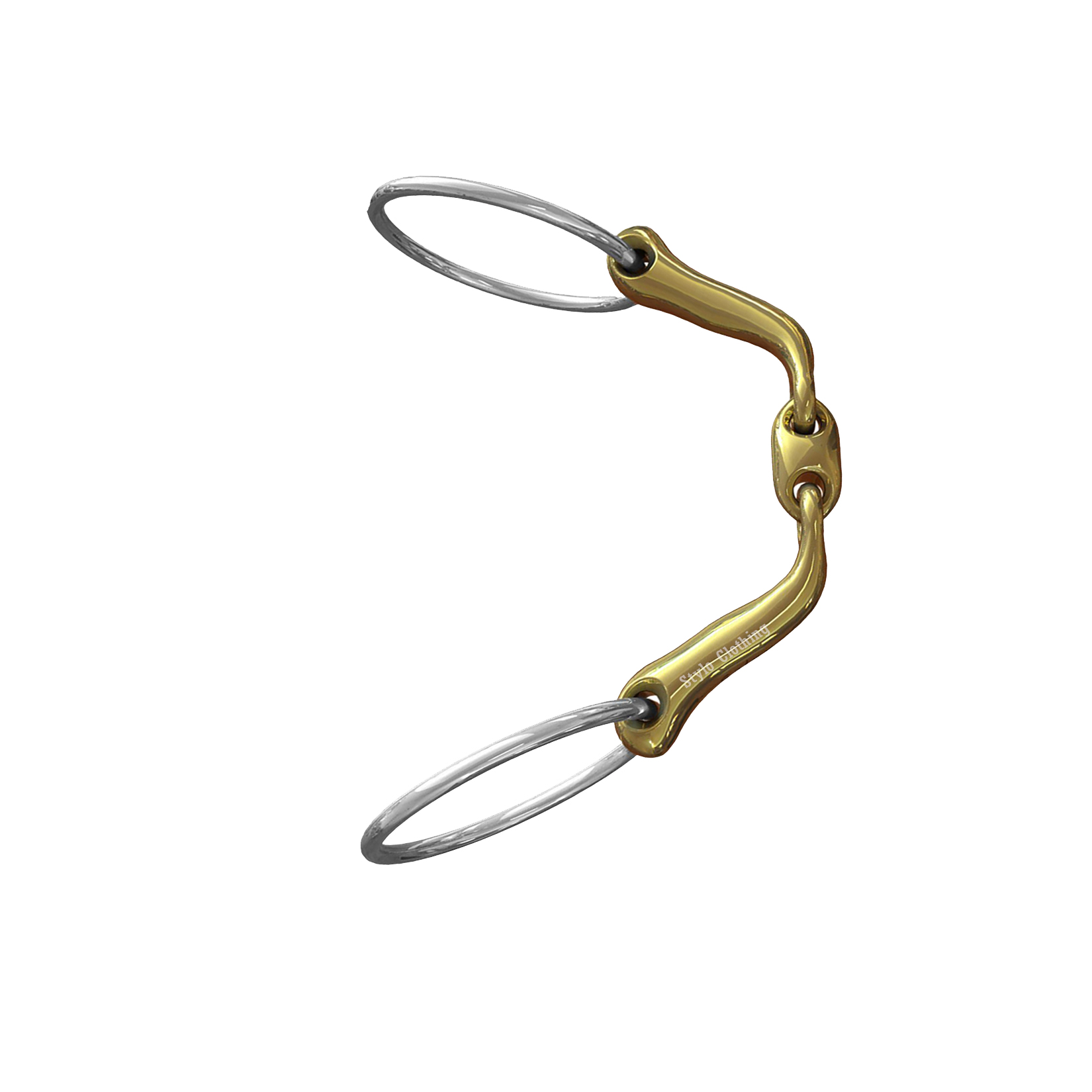 Durable 12mm 70mm loose ring bits by Verbindend, ideal for horses requiring precise and responsive bit contact