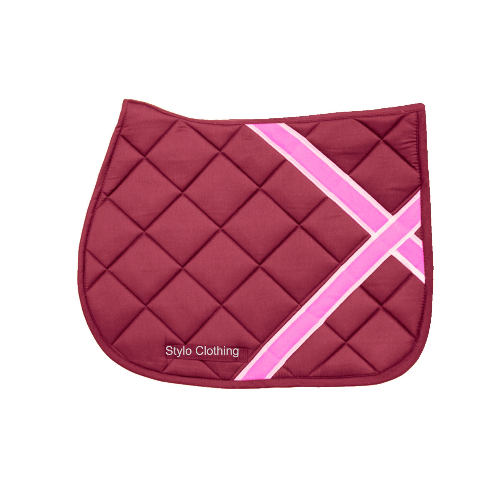 Bestselling-Dressage-saddle-pad-cotton-with-Square-quilted-Wholesale-equestrian-supplies Best Selling Dressage Fashionable Saddle Pad in 6 Colors
