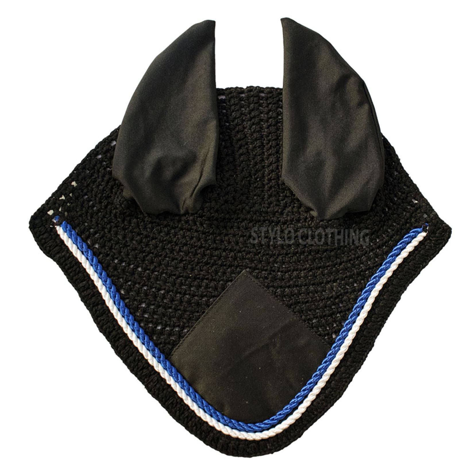 Black fashionable ear bonnet for a sleek and stylish look