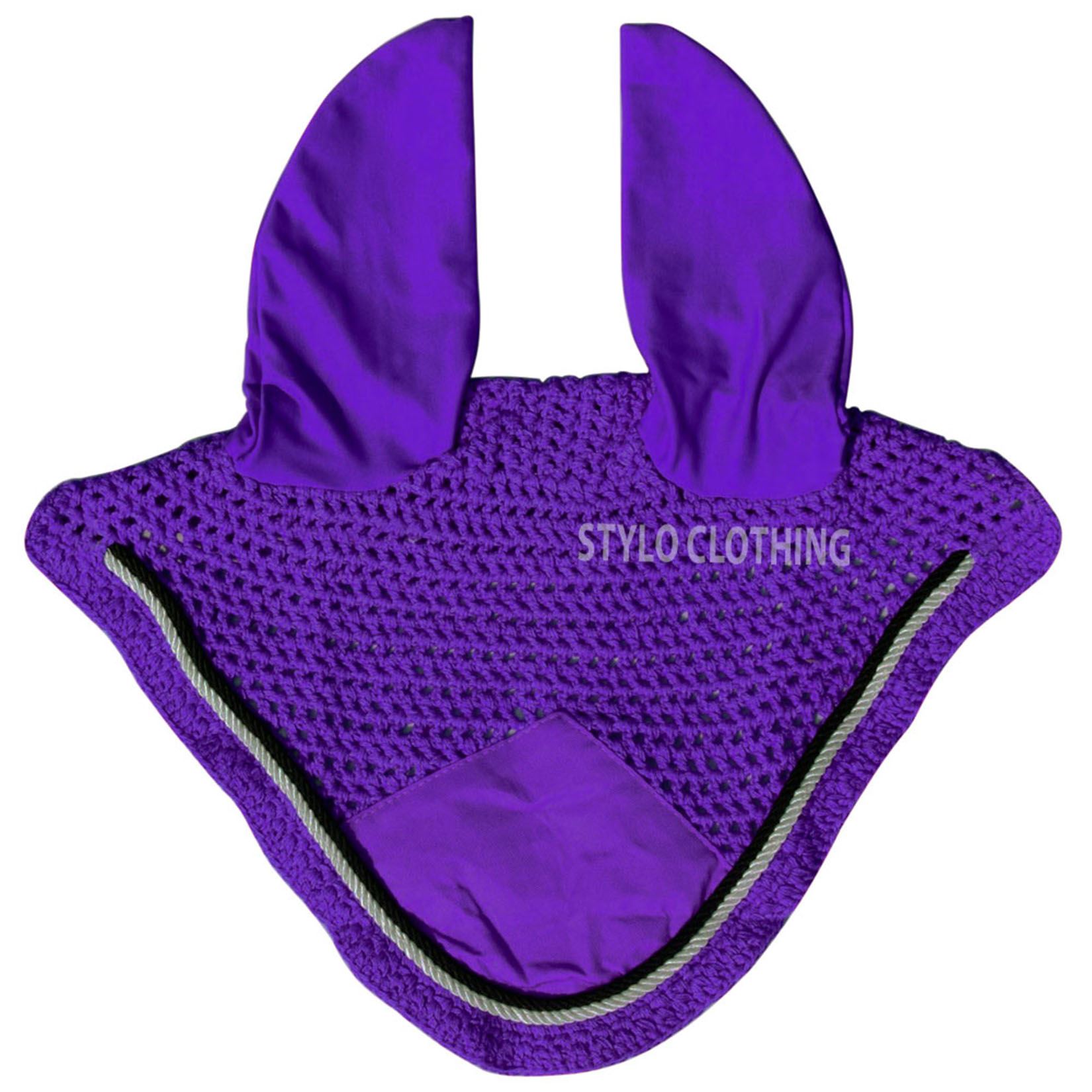 Violet fashionable ear bonnet designed for style and comfort