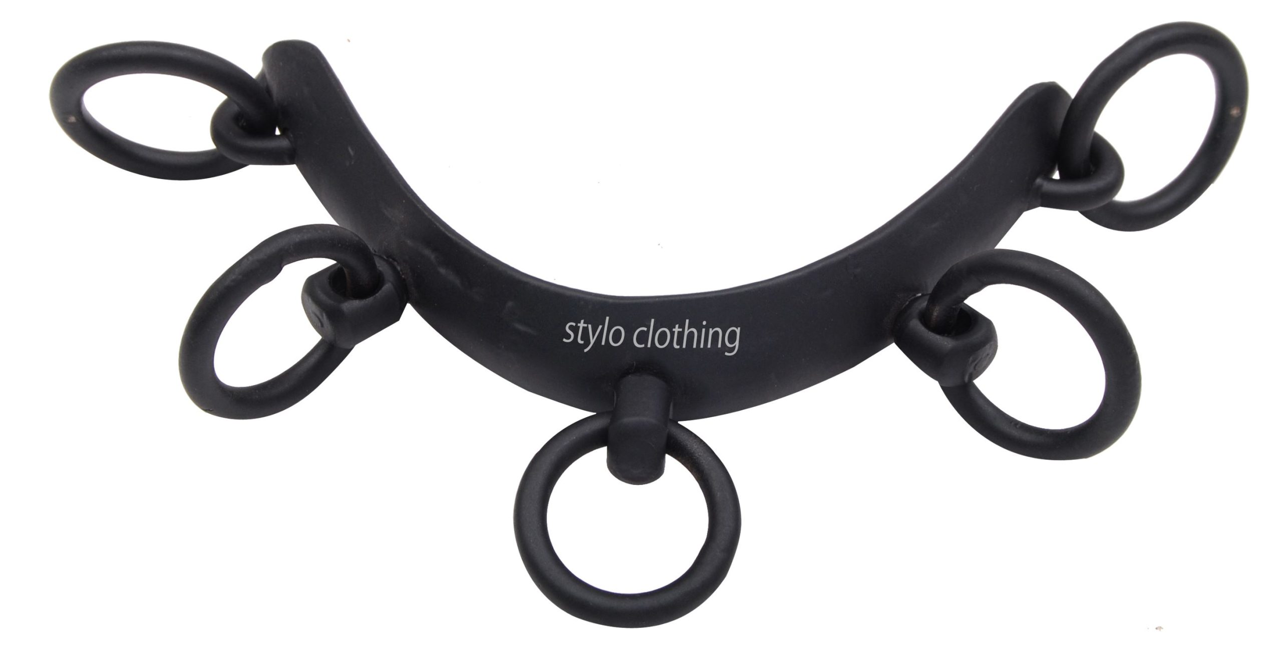 Exclusive Horse Cavessons Noseband with 5 Rings Best selling horse cavesson noseband with 5 rings, perfect for training and lunging, custom made by Stylo Clothing.