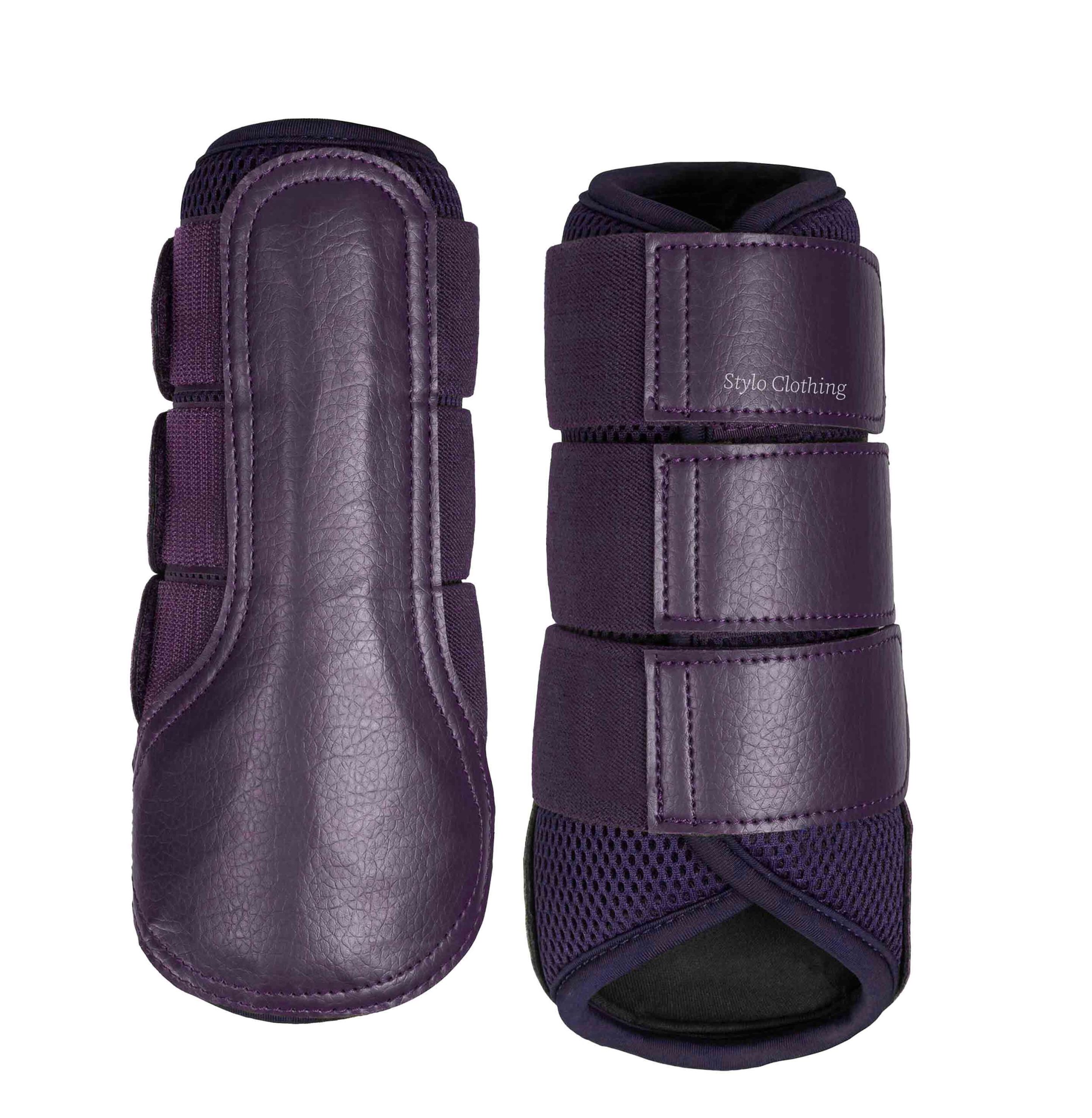 Customizable flexible brushing boots featuring premium materials for optimal protection, from Stylo Clothing.