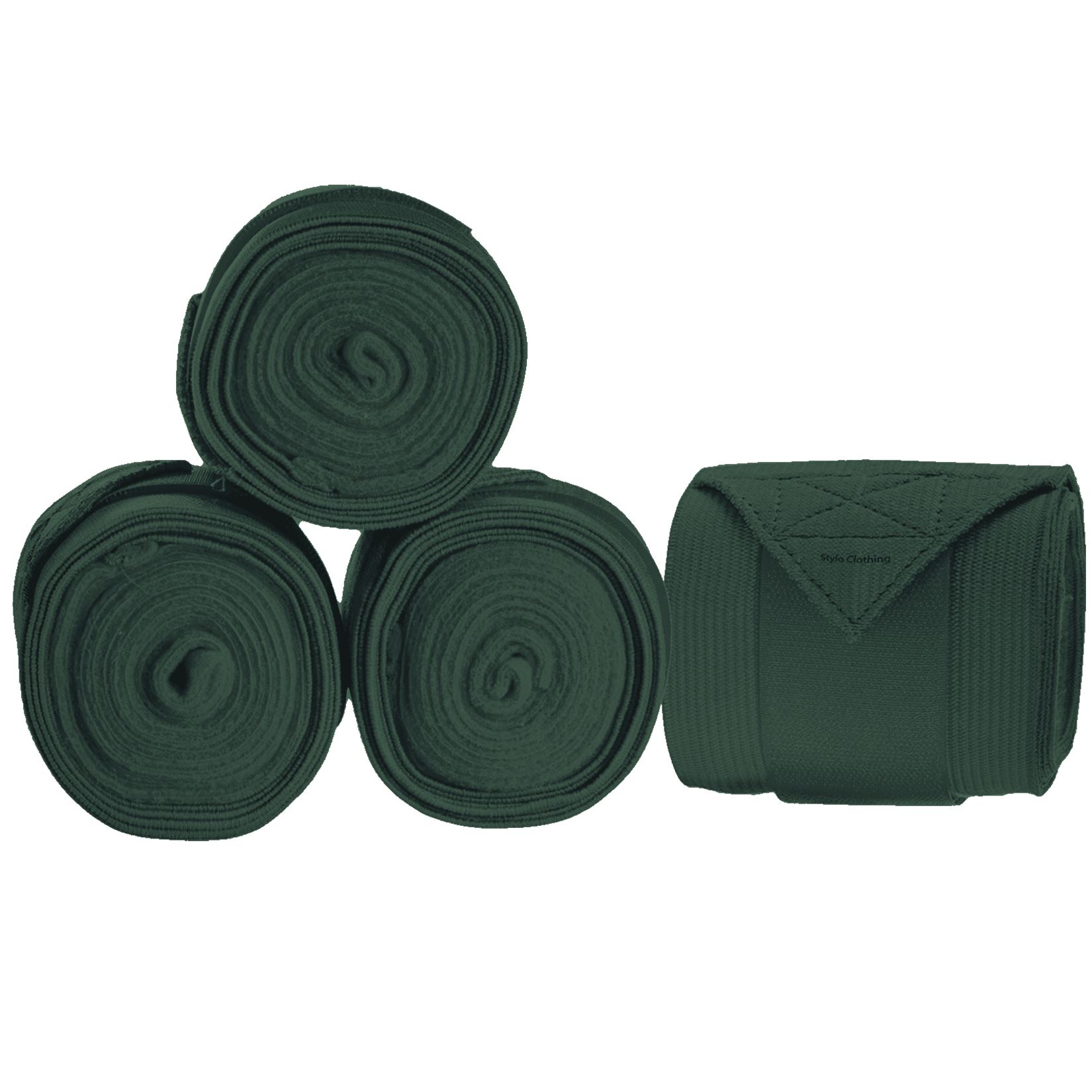 Highly demanding elastic horse bandages with great flexibility