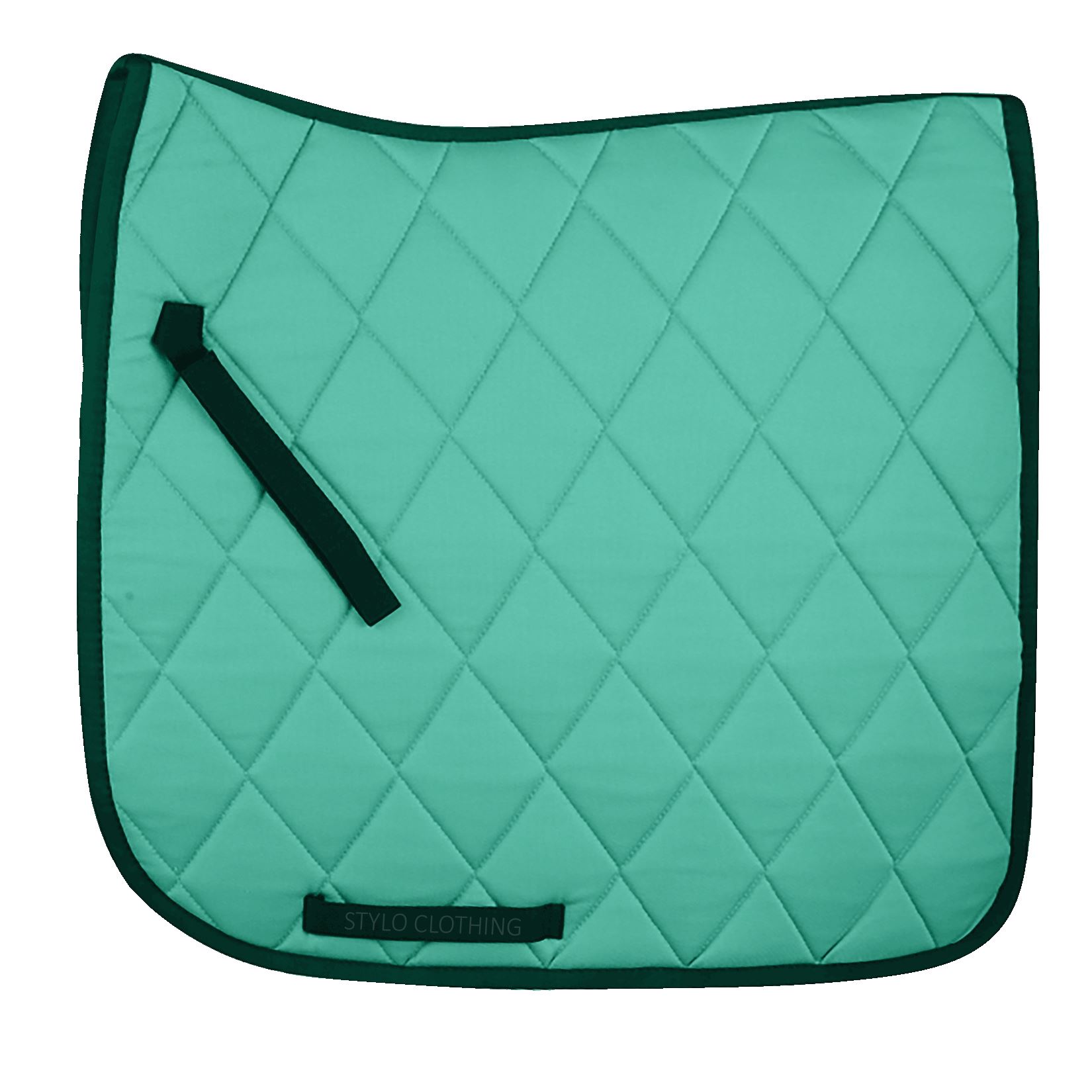 "Best saddle pad for dressage with adjustable fit and diamond quilt, stylish 3D print, wholesale by Stylo Clothing"