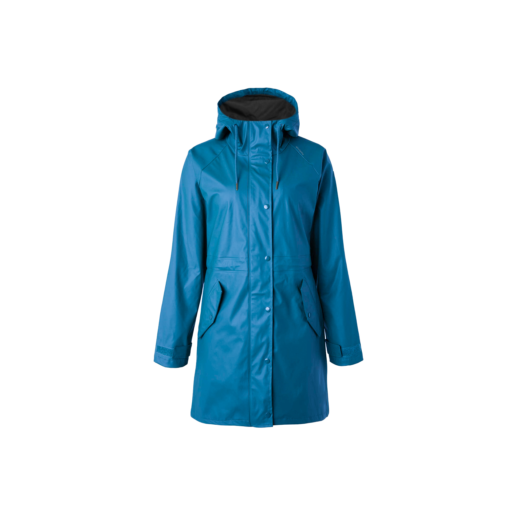 Buy Stylish Sleek Teal Women Rain Coats of PU Material - 20+ Articles - Water Resistive