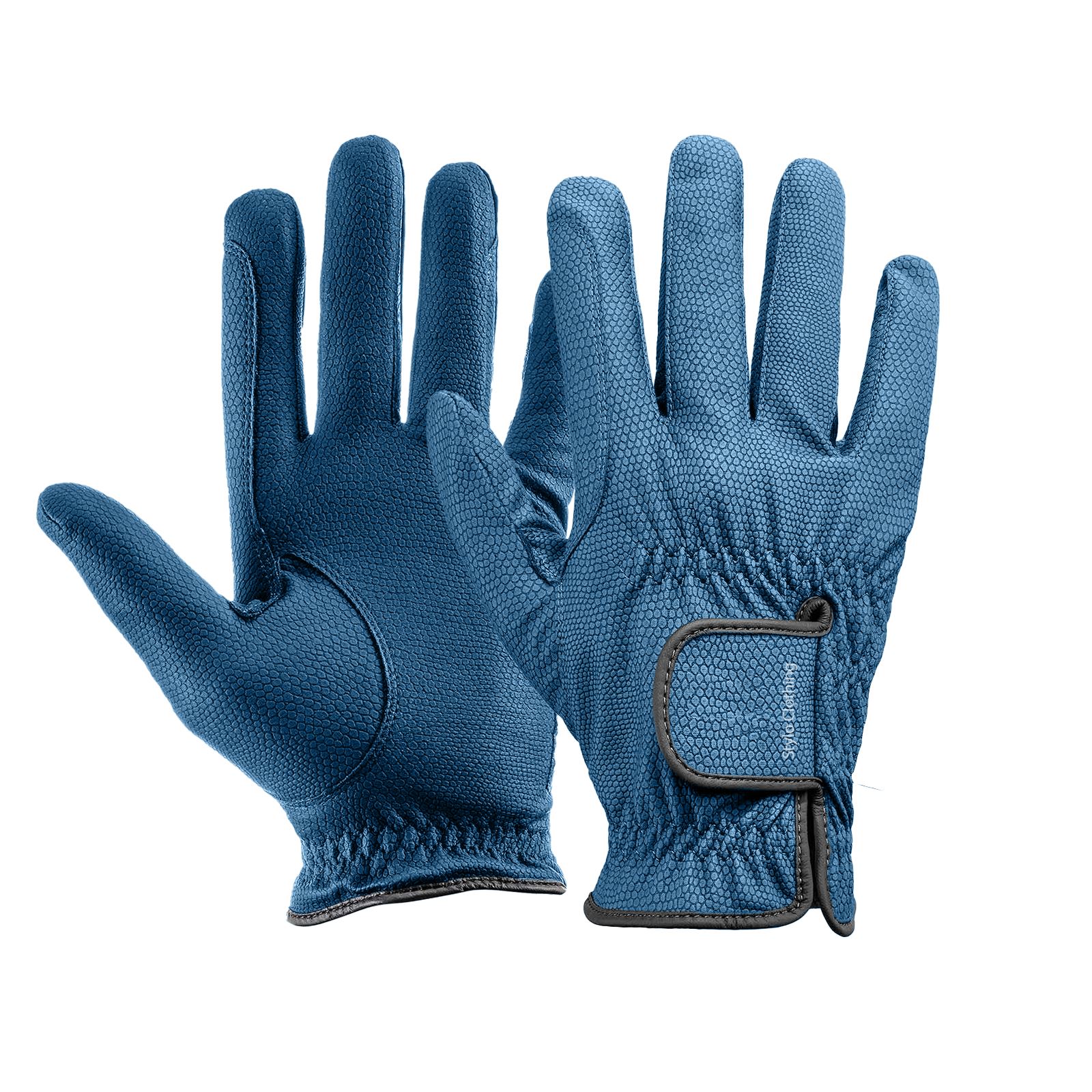 Factory-made sport style gloves for stable horse riding with customization and touch screen patch