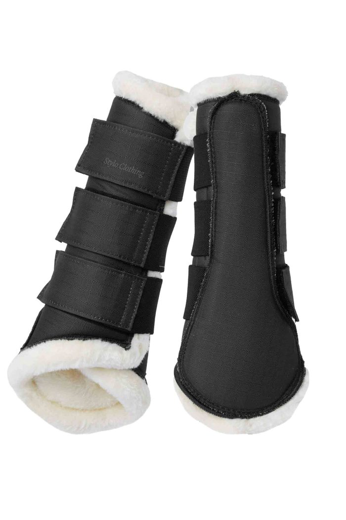 Super soft brushing boots with smooth faux fur lining for ultimate comfort and protection, available wholesale by Stylo Clothing.