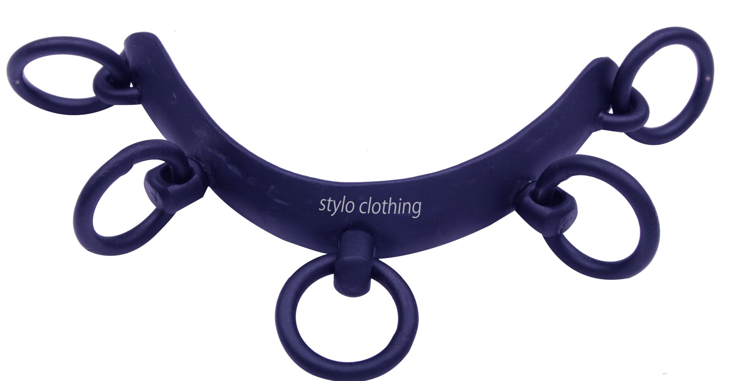 Exclusive Horse Cavessons Noseband with 5 Rings Premium horse cavessons noseband with 5 rings, made from durable materials, ideal for professional training sessions.