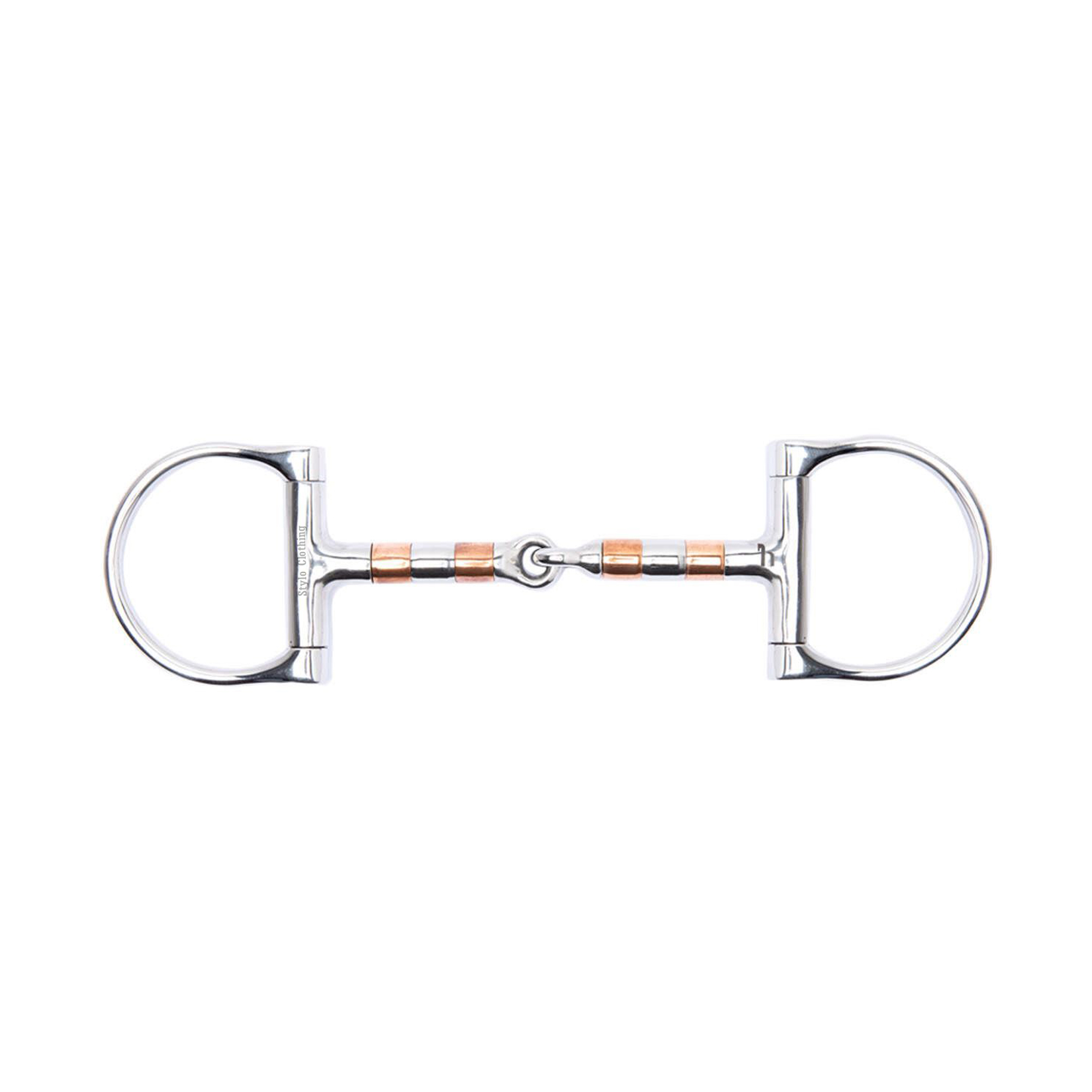 High-quality D-ring bit made with the finest steel, featuring a variety of over 100 customizable designs for every equestrian need