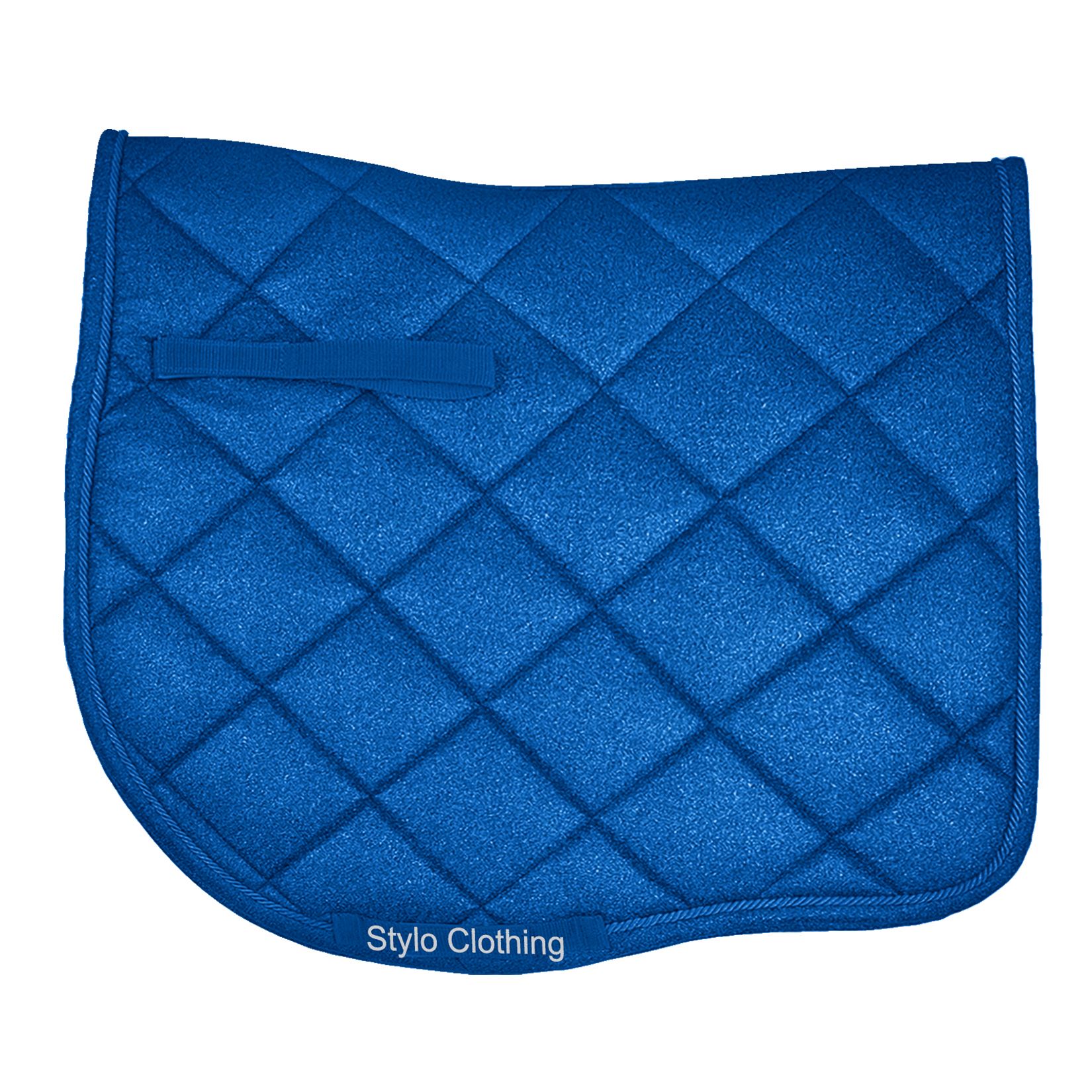 "Luxury Best Saddle Pads with Diagonal Quilt Pattern, Soft Quilted Dressage Saddle Pad for Horses"