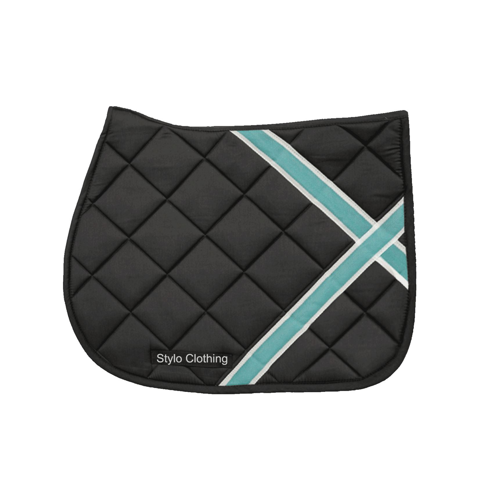 Top-selling-dressage-saddle-pad-cotton-with-patch-horse-tack-wholesale-equestrian "Wholesale Fashionable Saddle Pad – dressage cotton with square quilting for stylish and practical horse equipment"