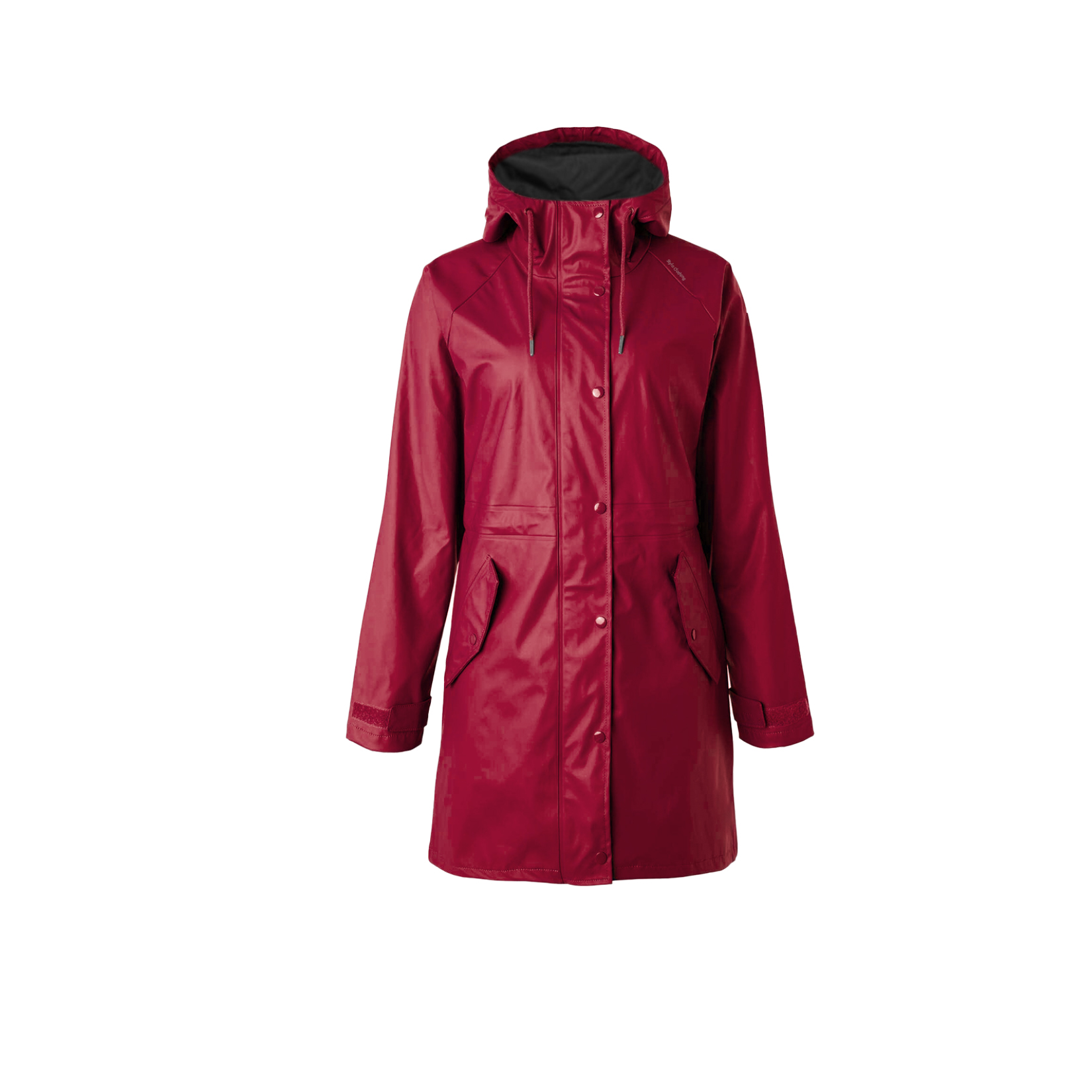 Buy Stylish Bold Red Women Rain Coats of PU Material - 20+ Articles - Water Resistive