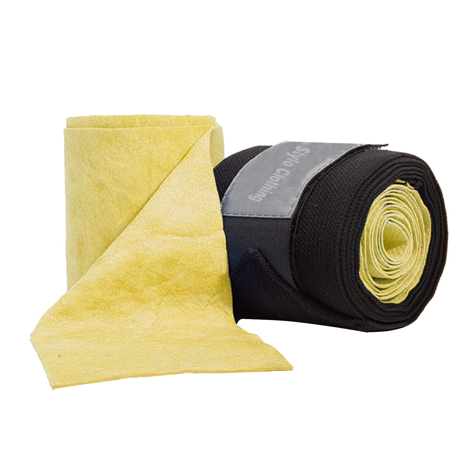 Yellow Hydro Horse Bandages – Cooling for Quick Recovery Yellow hydro horse bandages designed for cooling and quick recovery.