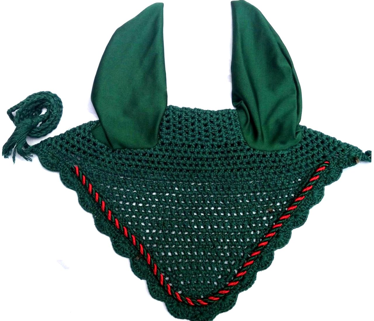 Wholesale horse ear bonnets with string design, offering comfort and style for your horse during riding