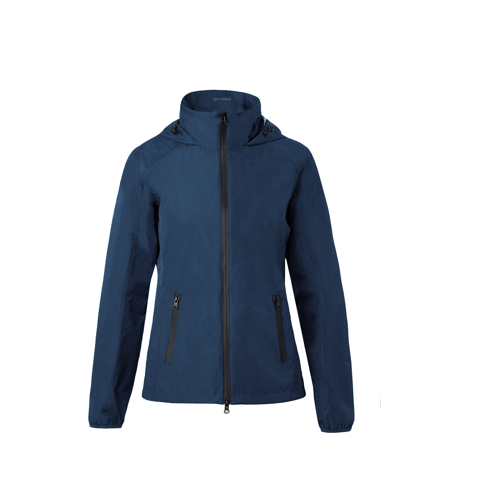Hot-selling-zipper-Rain-jacket-waterproof-women-riding-horse-wear Best Waterproof Zipper Rain Jacket for Women with 2 Pockets - Waterproof Rider Wear