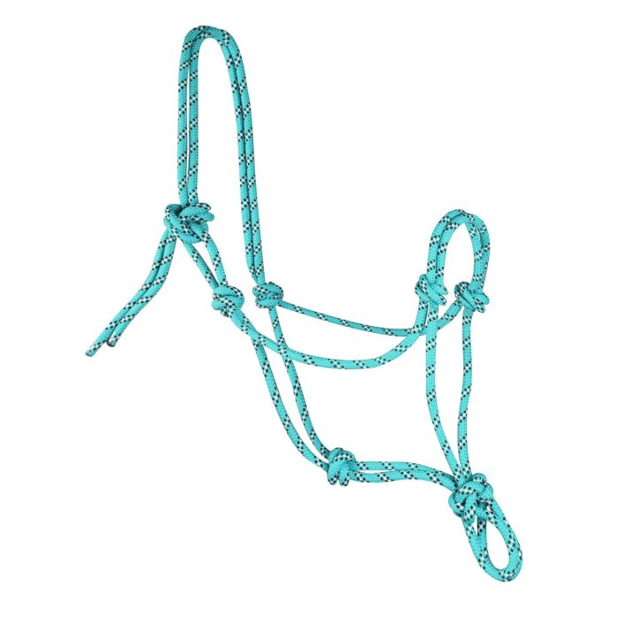 Luxurious rope halter with knots, wholesale equestrian product by Stylo Clothing for horse care