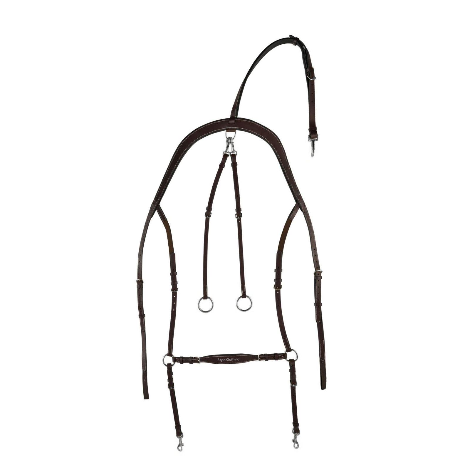 Customized Soft Leather Breastplate Hot Sale Customized Soft Leather Breastplate - 10+ Sizes