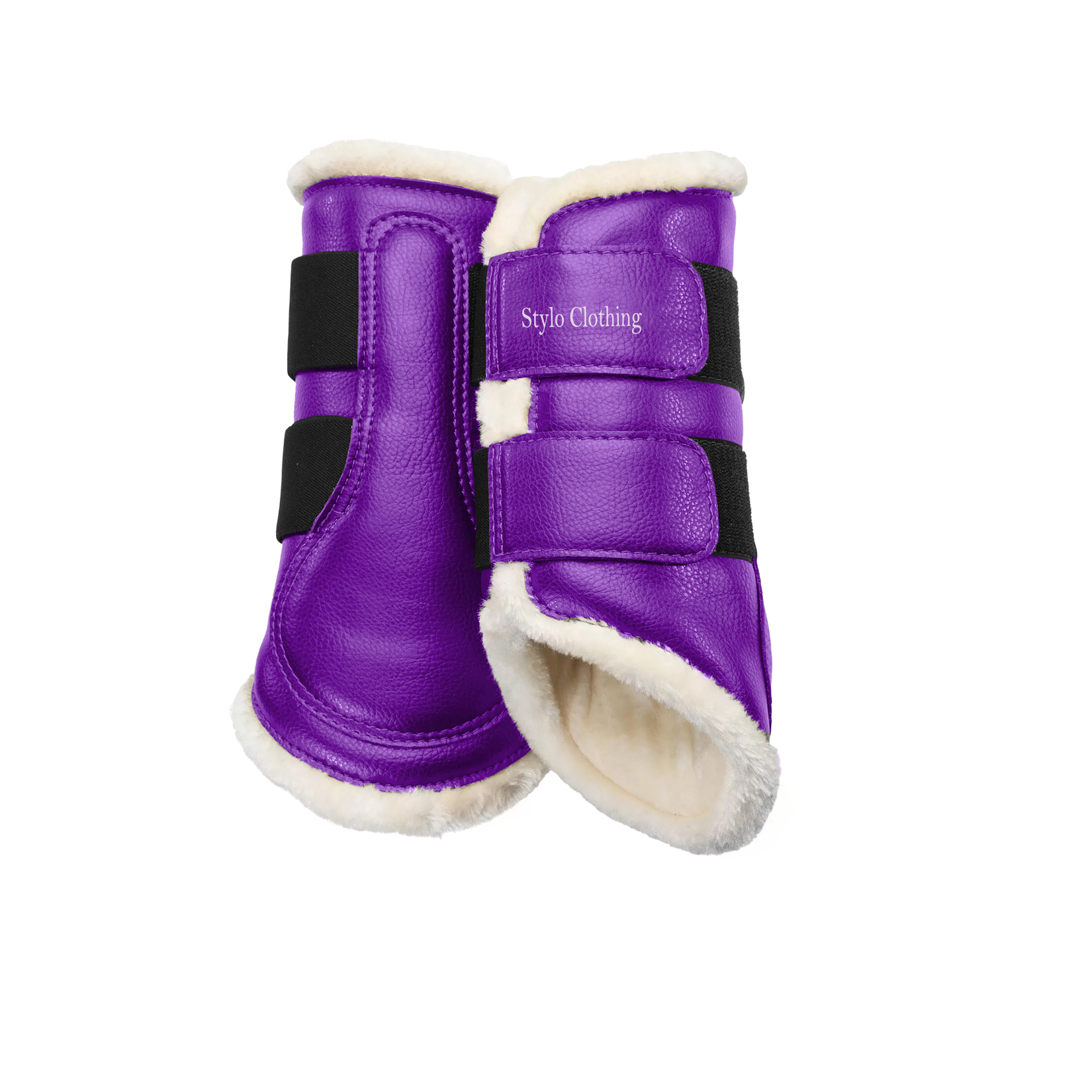 Stylish Horse Boots with Faux Fur by Stylo Clothing wholesale manufacturer
