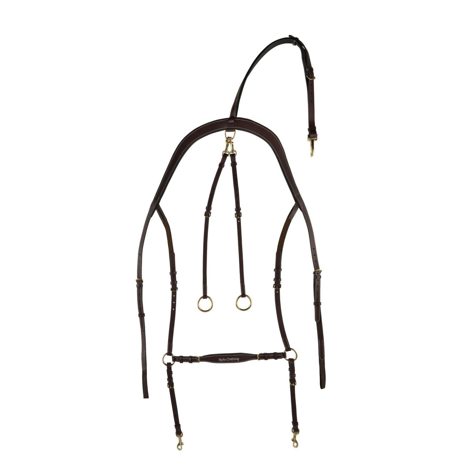 Customized Soft Leather Breastplate Factory-made soft leather breastplate designed for equestrian stability, perfect for riders and wholesalers seeking quality