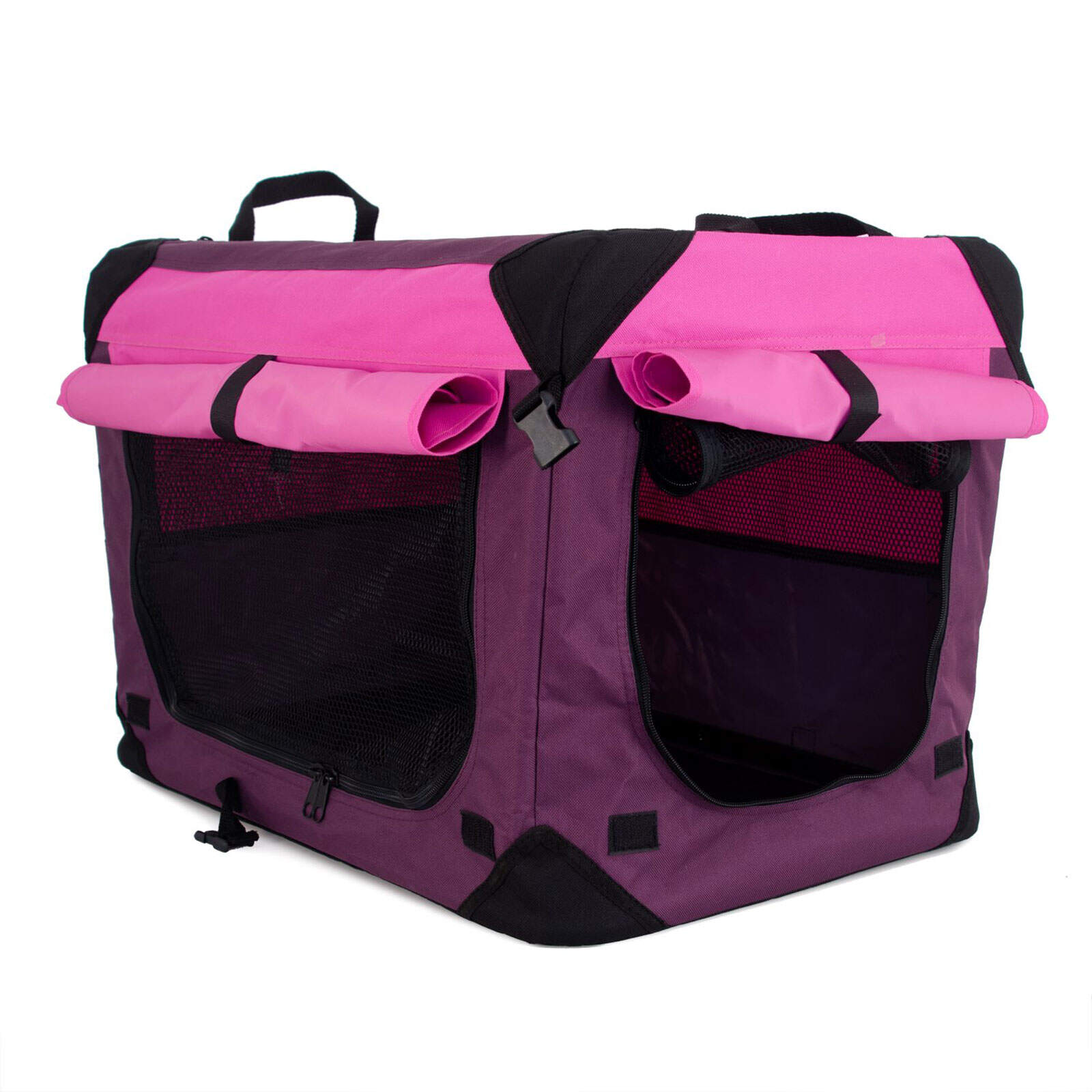 "Custom-Made Collapsible Dog Transport Box Crate, Available in Bulk from Wholesale Manufacturer"