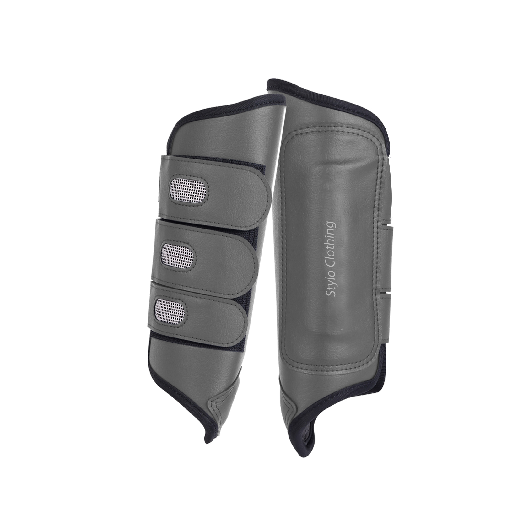 Best Selling Exclusive Lightweight Horse Brushing Boots By Stylo Clothing - custom-horse-protective-boots-wholesale-riding-equipment Lightweight horse brushing boots for leg protection, custom equestrian wear by Stylo Clothing, wholesale manufacturer.