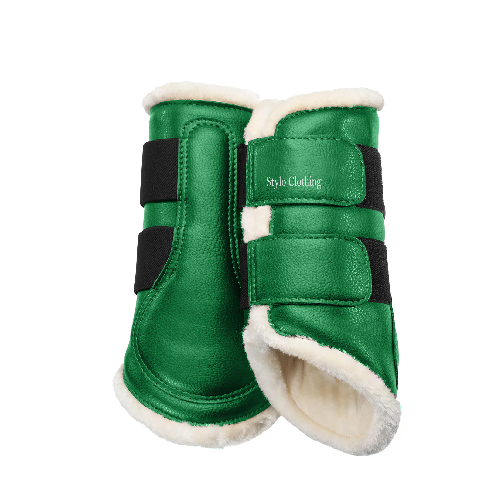 Wholesale customizable Stylish Horse Boots with faux fur for riding and competitions