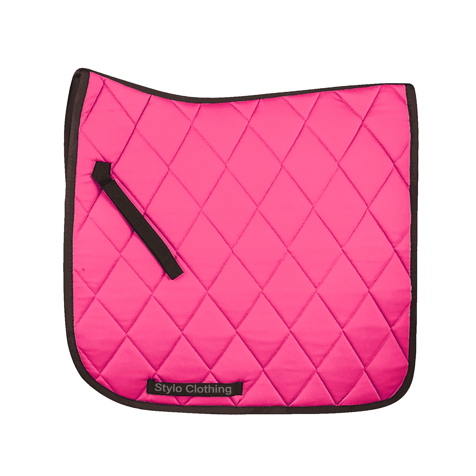 "Best quality saddle pad with elegant diamond quilt design, top quality cotton for horse tack, by Stylo Clothing"