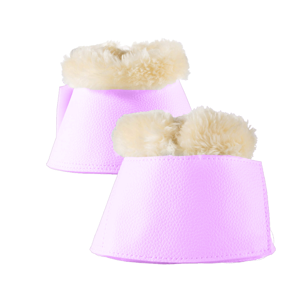 Exclusive Best Fit Bell Boots with Faux Fur Lining Comfortable faux fur-lined best fit bell boots crafted for horse safety and riding, available for bulk orders at Stylo Clothing