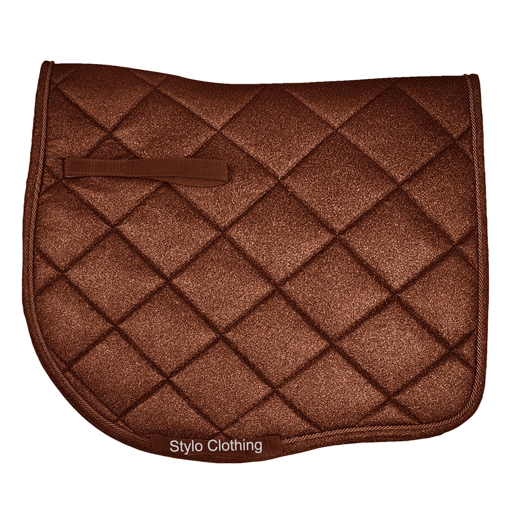 "Premium Best Saddle Pads, Soft Diagonal Quilted Design for Luxury Dressage Saddle Pads"
