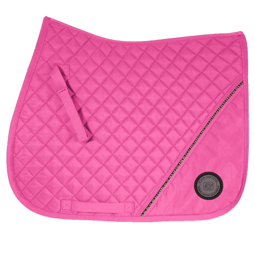 Wholesale all-purpose handmade saddle pads – cotton with crystal details for stylish horse riding gear