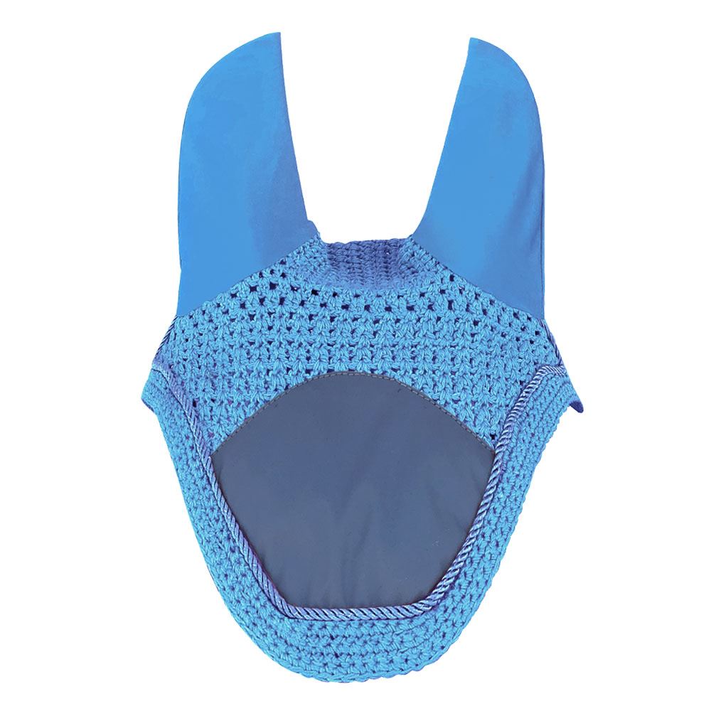 Charming Sky Hi-Viz Ear Bonnet - Perfect for Daylight Rides Sky hi-viz ear bonnet for enhanced daytime visibility