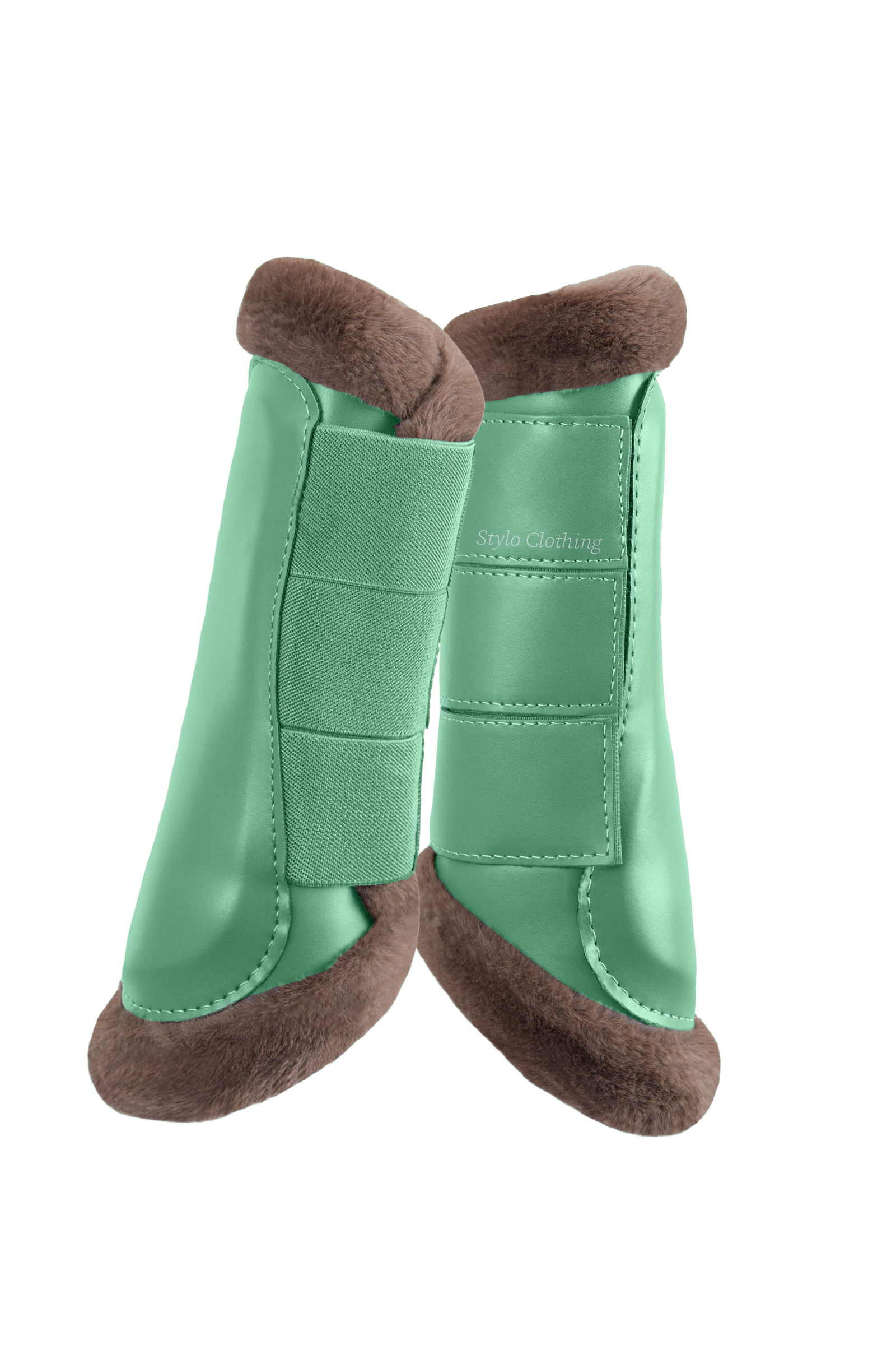 Horse Luxurious Brushing Boots Stylish luxurious brushing boots featuring top-notch materials and comfort, custom-made by Stylo Clothing.