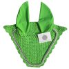 Light Green Fly Veil Ear Bonnet | 100+ Luxury Designs Light green fly veil ear bonnet with a no-string design for optimal comfort