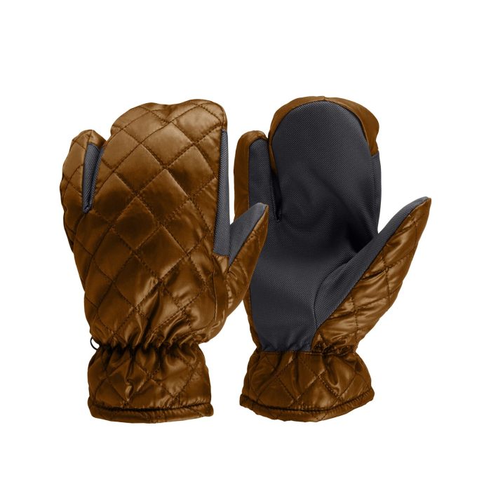 Cold-weather Exclusive 3 Finger Padded Quilted Gloves riding-gloves-equestrian-rider-wear at low prices from wholesale manufacturer