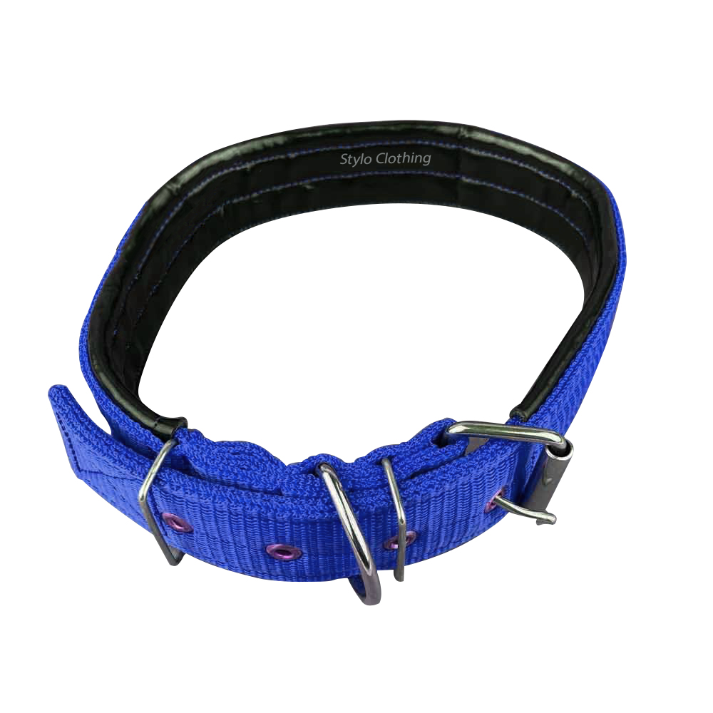 Wholesale nylon pet collar with adjustable features and sturdy design for secure dog handling.