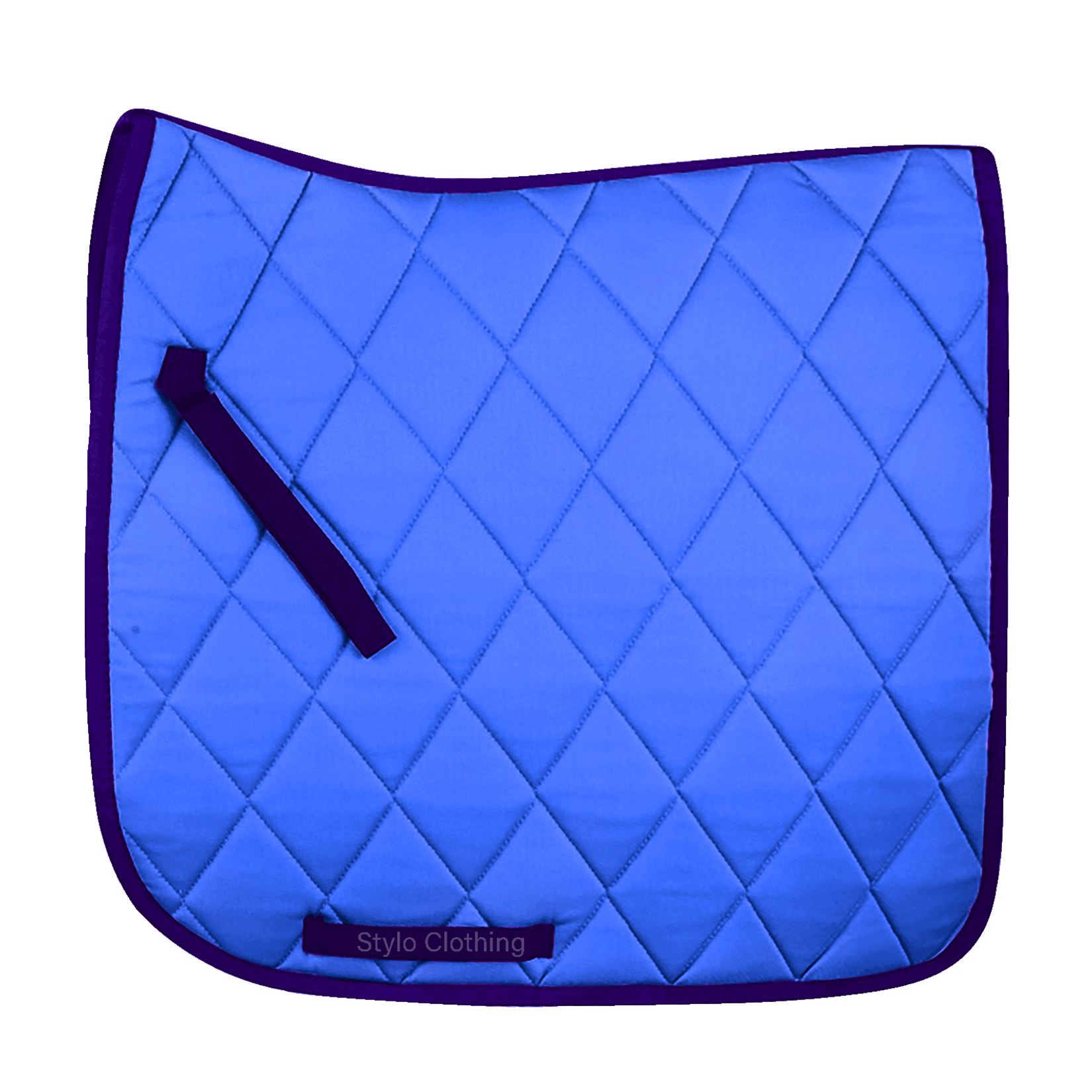 "Premium diamond quilt best quality saddle pad in cotton, perfect for dressage and equine costumes, available at Stylo Clothing"