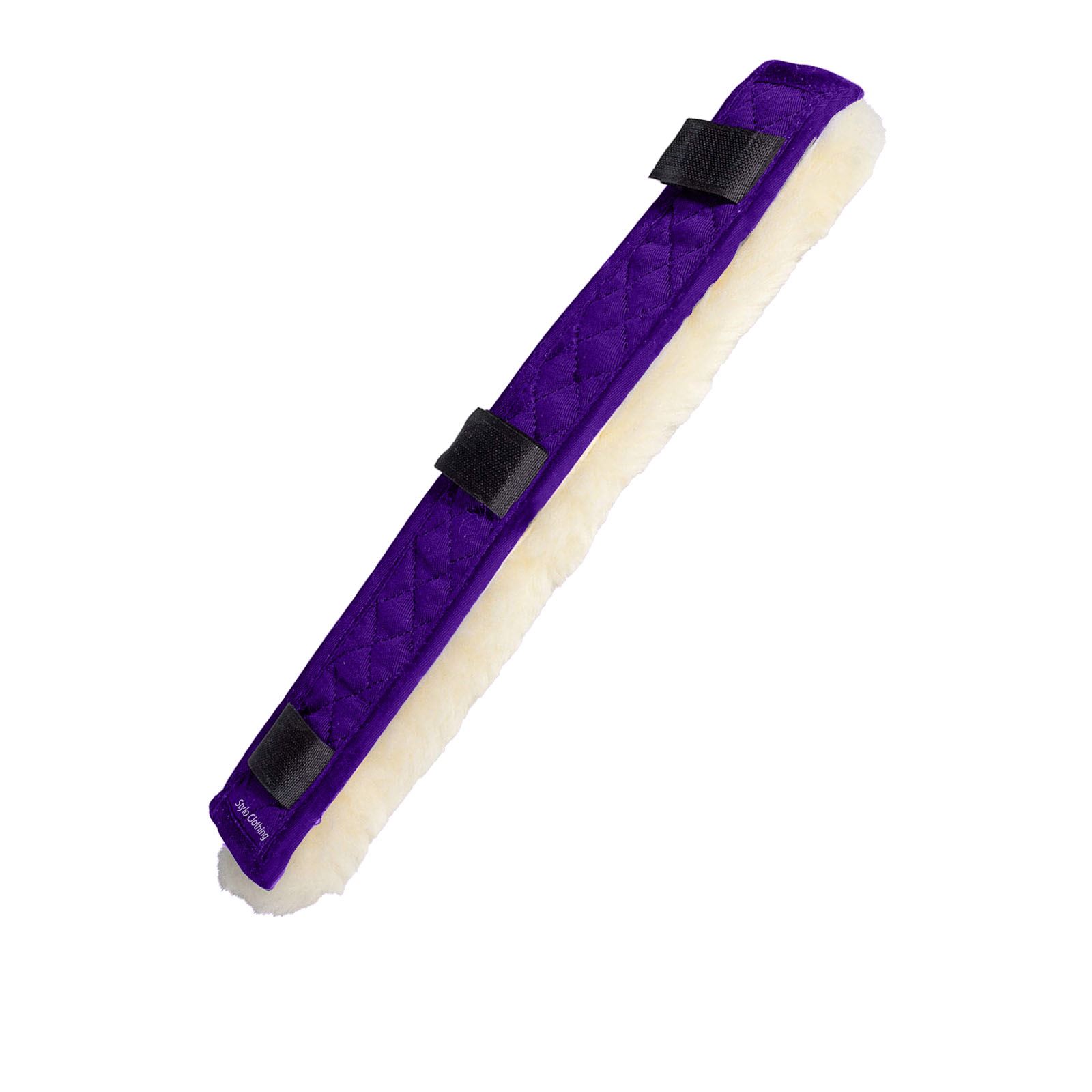 Customized Sheepskin Horse Halter Cover Soft and luxurious sheepskin horse halter cover, customizable for size and color, crafted for comfort and style by Stylo Clothing.