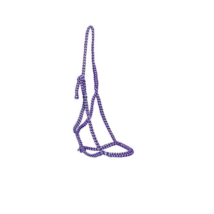 Customized horse rope halter with over 20 design options, durable and soft, available from Stylo Clothing at factory prices