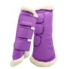 High End Top Quality Brushing Boots with Faux Fur Top Quality Brushing Boots featuring faux fur lining for comfort and durability, made by Stylo Clothing for equestrian needs.