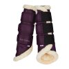 custom-horse-protective-boots-wholesale-riding-equipment Faux Fur Trendy Brushing Boots custom made for the best fit, providing comfort and support during horse training.