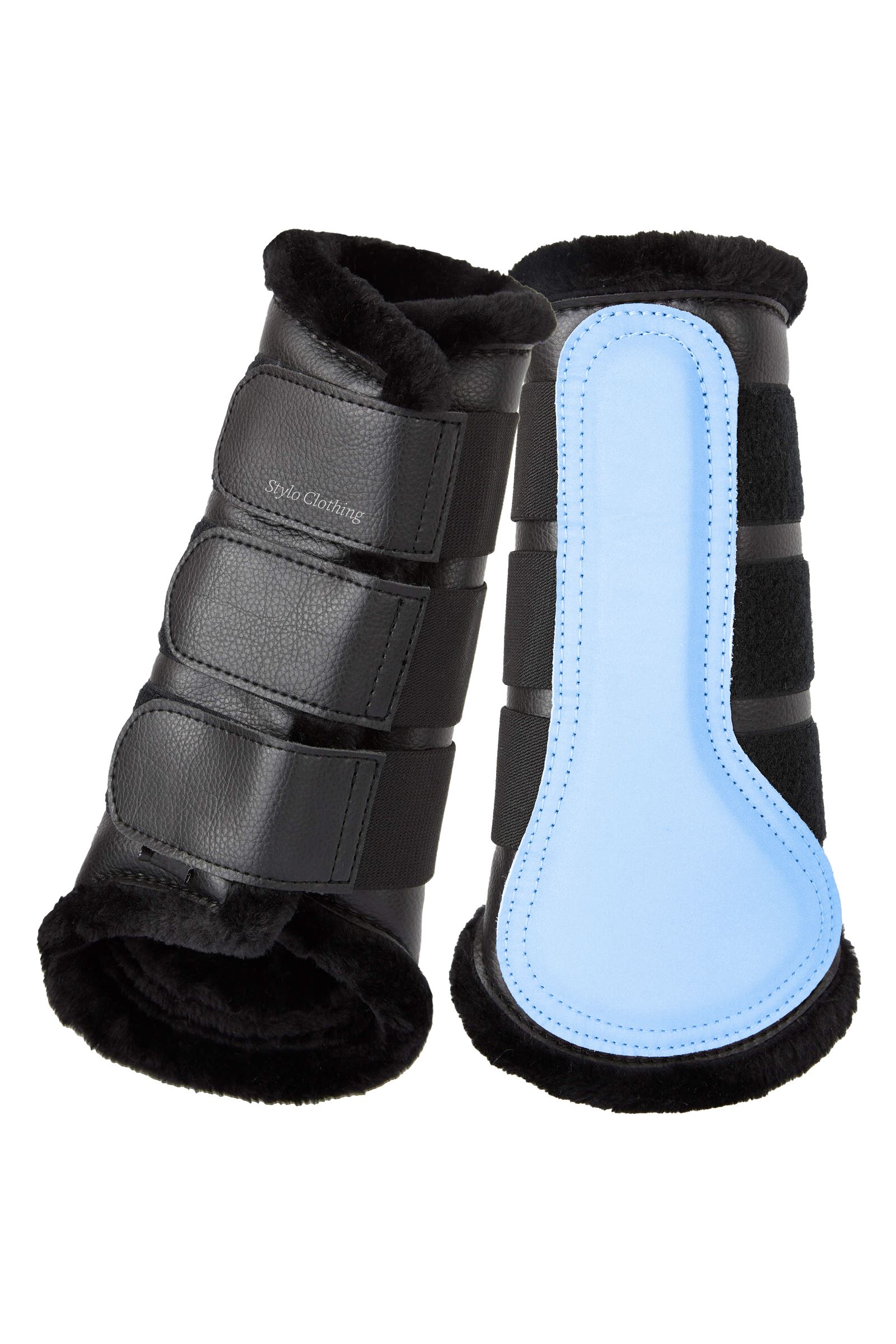 Premium Horse Brushing Boots made for exercise and training with adjustable straps and a secure fit, ideal for horse owners and wholesalers.