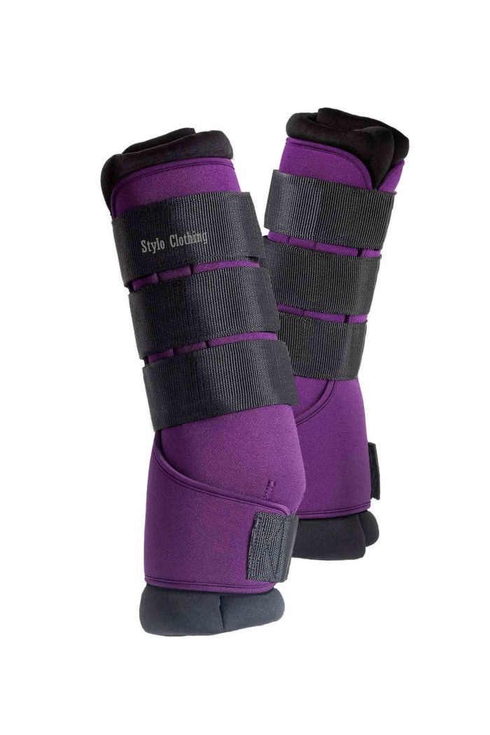 All-purpose horse boots with durable materials, perfect for brushing and dressage, wholesale by Stylo Clothing. - Horse Brushing Boots