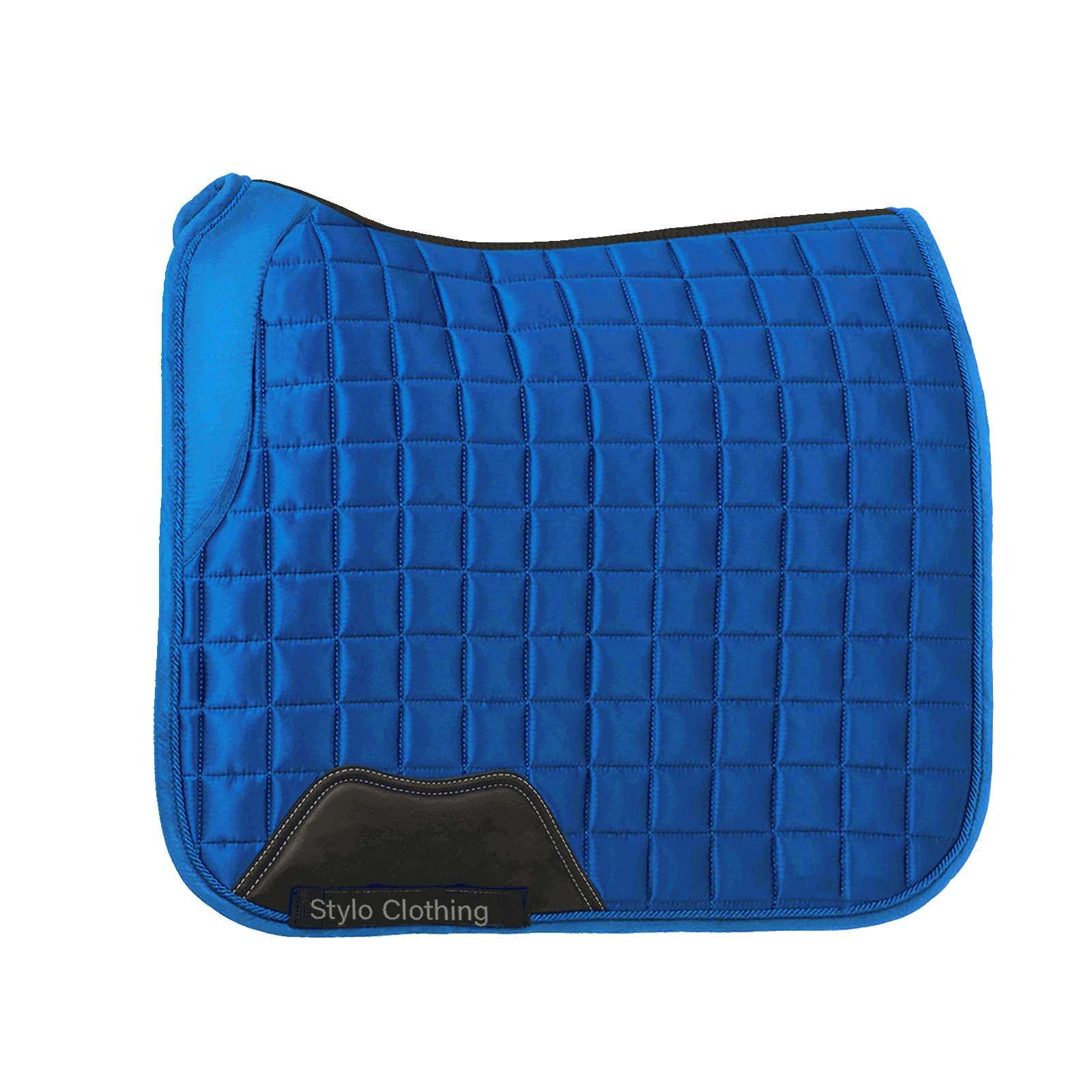 "Customized Dressage Saddle Pads – best-selling, dressage satin, soft-padded for comfortable horse riding"