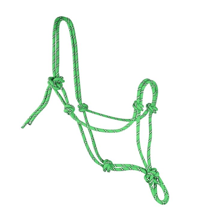 Luxurious horse rope halter with durable knots, perfect for wholesale purchase from Stylo Clothing
