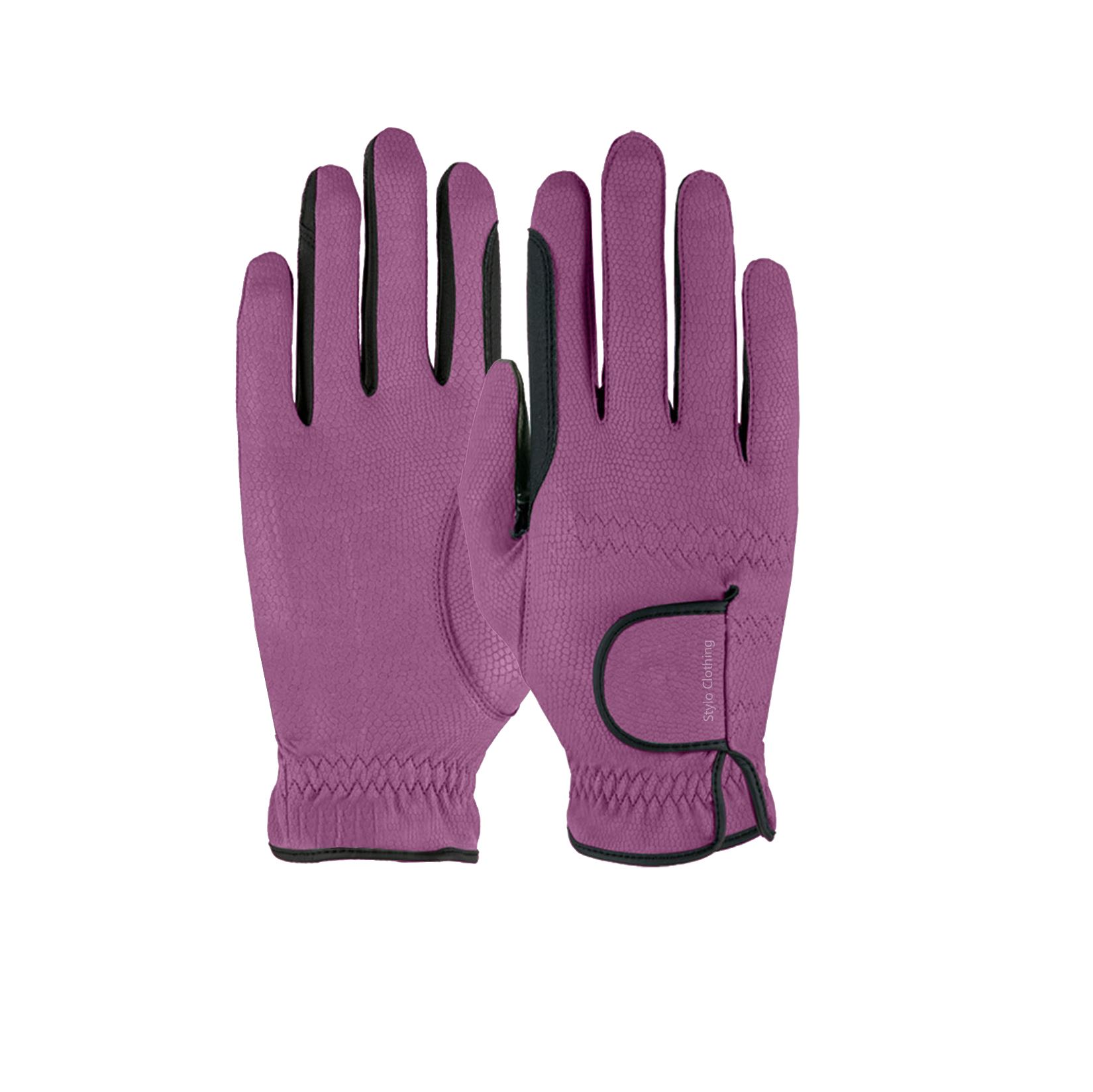 Stylish 2 Tone Riding Top Selling Gloves with Ventilation and Best Grip for Horses - Stylo Clothing Wholesale